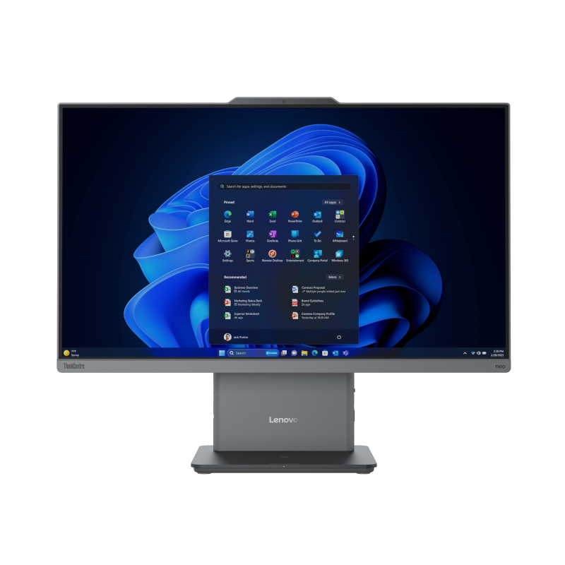 Моноблок Lenovo ThinkCentre AIO neo 50a 24 G5 (12SD000XUI) + стереогарнітура, ДБЖ, привід DVD, диски DVD, накопичувач USB